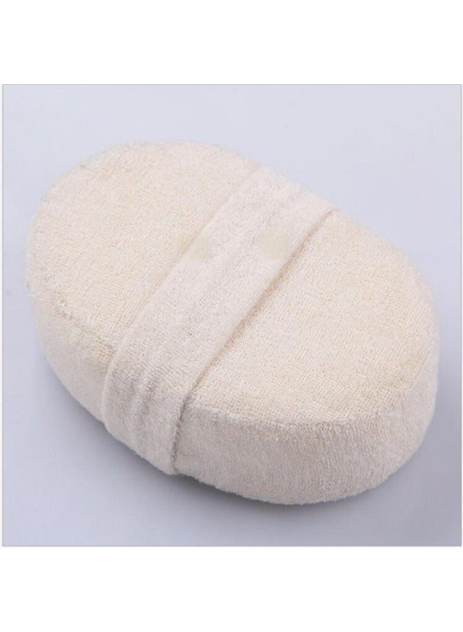 Natural Loofah Bath Sponge, Exfoliating Shower Pouf, Deep Cleaning Body Scrubber for Men Women, Travel Exfoliating Bath Loofah - Image 4