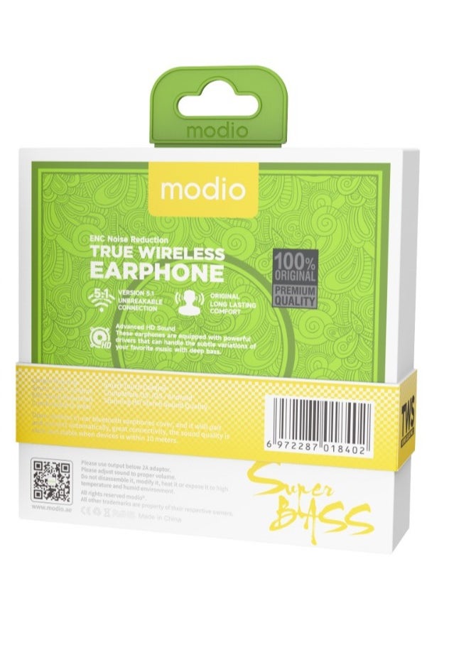 modio - Modio K6 Mini Wireless Bluetooth Earbuds With HD Sound Quality andCompatible With All Android iso Devices - Image 1