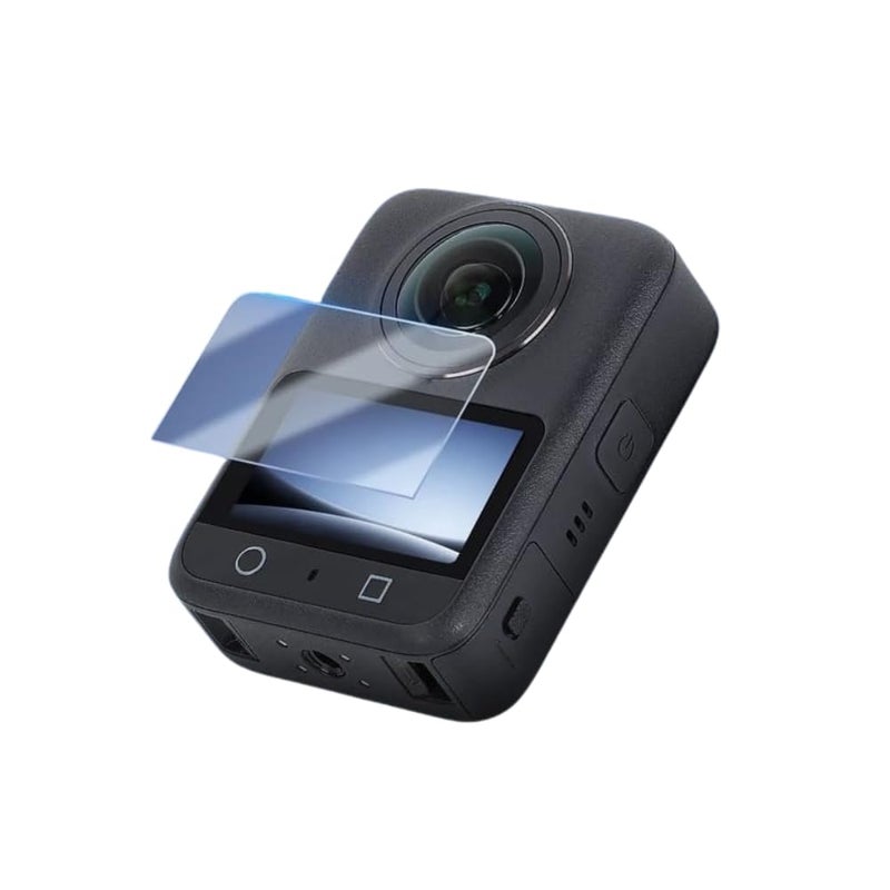 GetZget® Tempered Glass Compatible with Dji Osmo 360 Camera screen protector Guard 9H Hardness 2d Curved edge HD Clarity accessories - Image 1