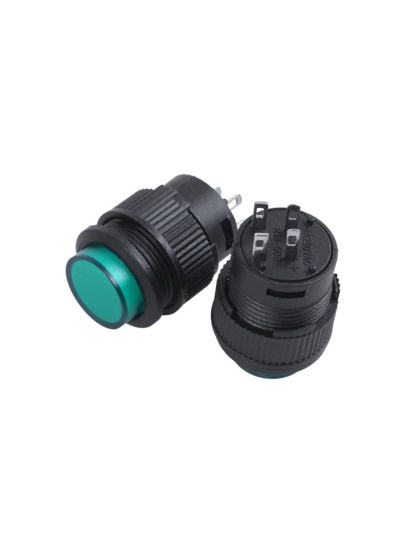 KNP KNP LED Push Button Green 4P is a versatile and reliable switch designed for various electronic applications Featuring a green LED indicator this push button enhances visibility and provides feedback when activated It is suitable for use in control panels machinery and consumer electronics.  - Image 1