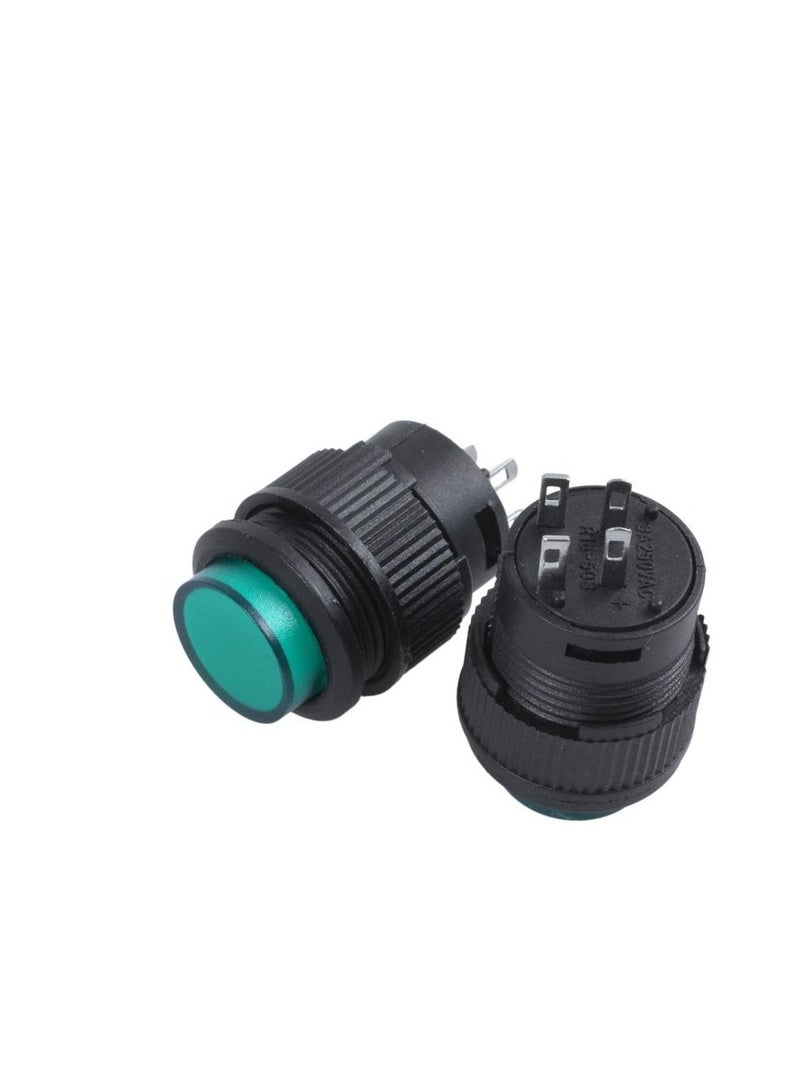 KNP KNP LED Push Button Green 4P is a versatile and reliable switch designed for various electronic applications Featuring a green LED indicator this push button enhances visibility and provides feedback when activated It is suitable for use in control panels machinery and consumer electronics.  - Image 2