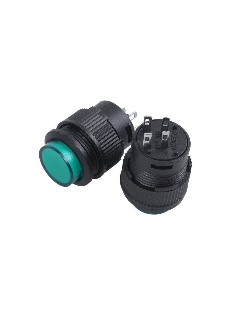KNP KNP LED Push Button Green 4P is a versatile and reliable switch designed for various electronic applications Featuring a green LED indicator this push button enhances visibility and provides feedback when activated It is suitable for use in control panels machinery and consumer electronics.  - Image 3