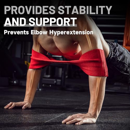 KCROSS Bench Press Band for Men and Women, Weight Lifting Bench Press Band, Push Up Exercise Bench (Red, 7.6in) - Image 3