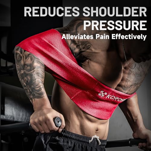 KCROSS Bench Press Band for Men and Women, Weight Lifting Bench Press Band, Push Up Exercise Bench (Red, 7.6in) - Image 4