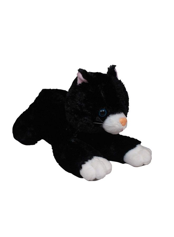 Tickles Cute Cat Soft Stuffed Plush Animal Toy For Kids (Size: 30 Cm Color: Black And White)  - Image 1