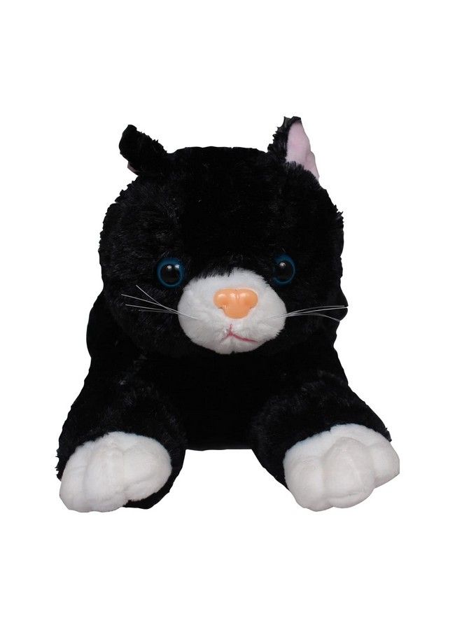 Tickles Cute Cat Soft Stuffed Plush Animal Toy For Kids (Size: 30 Cm Color: Black And White)  - Image 3
