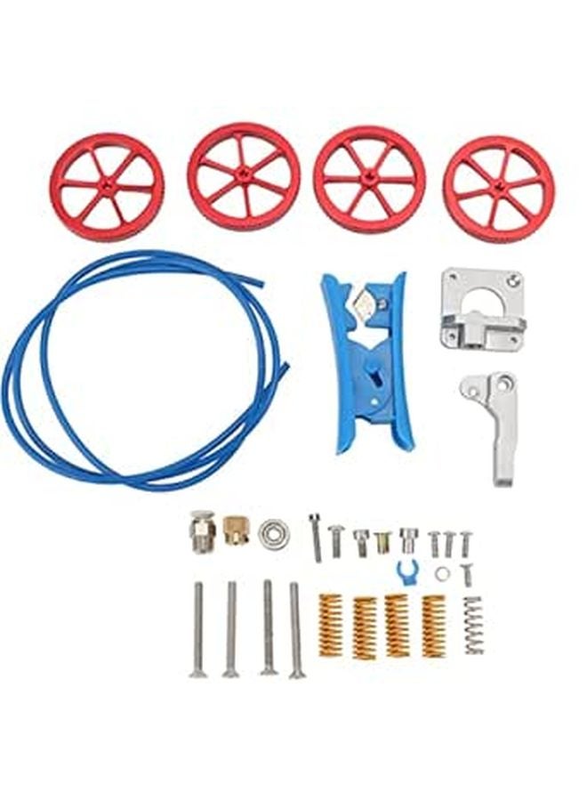 Aluminum Alloy PTFE Tube Cutter Leveling Coil Spring Wheel Kit for 3D Printer Upgrade - Image 1