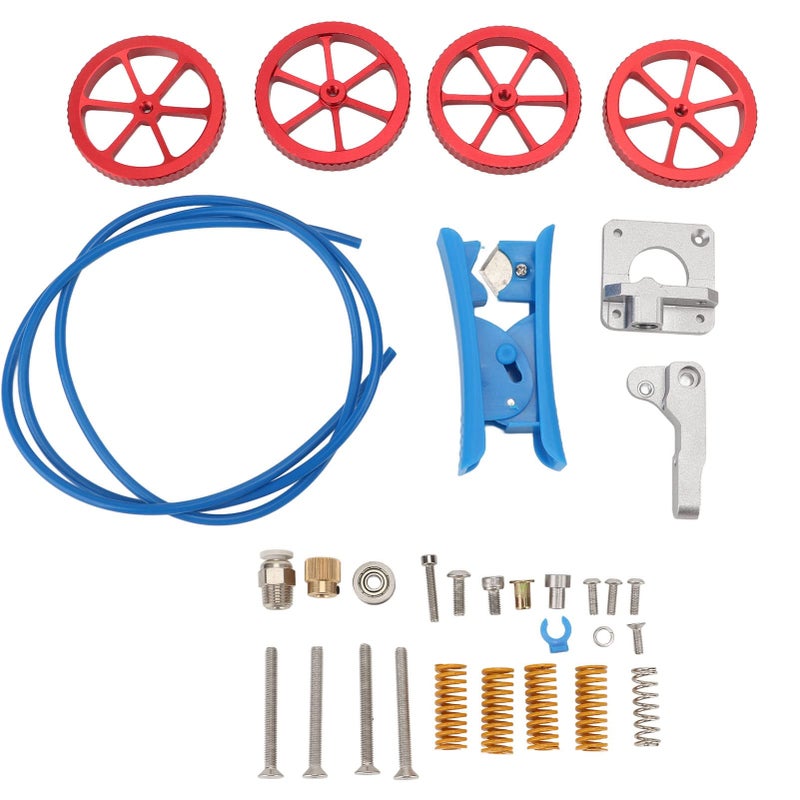 Aluminum Alloy PTFE Tube Cutter Leveling Coil Spring Wheel Kit for 3D Printer Upgrade - Image 2