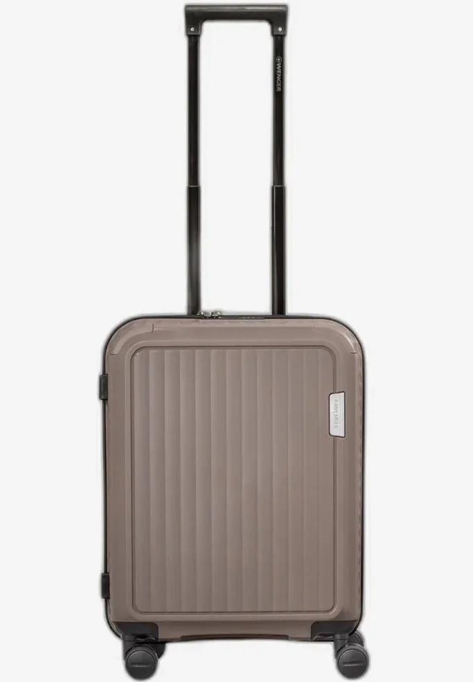 Wenger Optimo 57 Cm Hardside Expandable Cabin Luggage Trolley - Brown