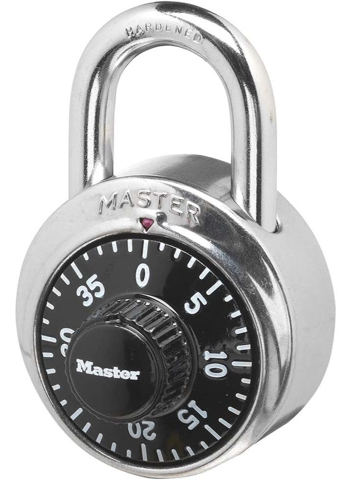 Master Lock Master Lock 1500D Locker Lock Combination Padlock, 1 Pack, Black  - Image 2