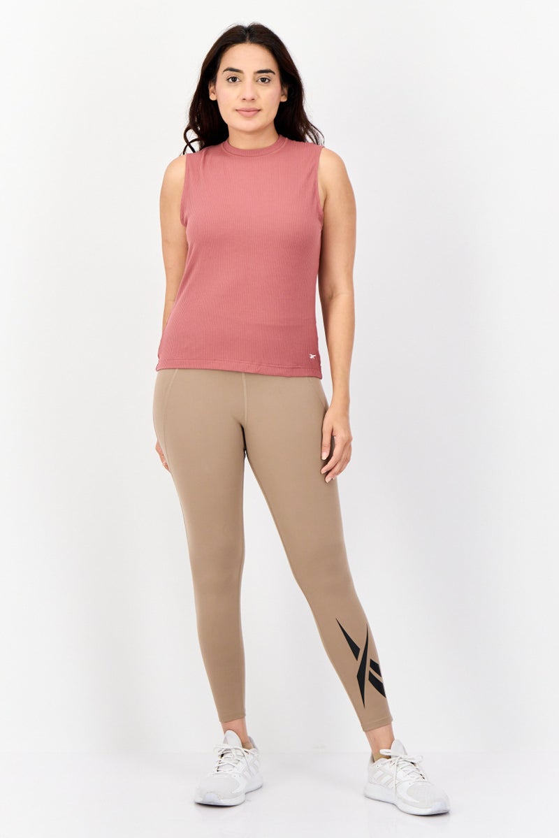 Reebok Women Sportswear Fit Sleeveless Outdoor Tank Top, Mauve - Image 2