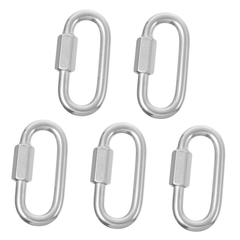 5Pcs Heavy Duty Stainless Steel Quick Chain Repair Links 8mm 10mm 12mm Connecting Rings - Image 2