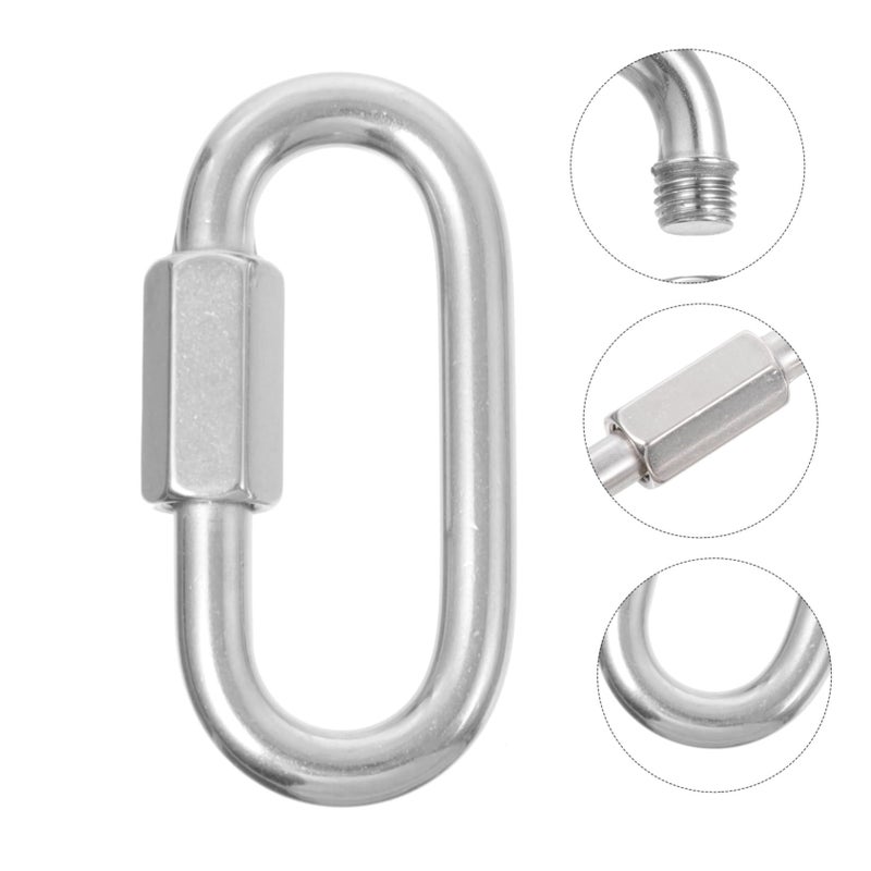 5Pcs Heavy Duty Stainless Steel Quick Chain Repair Links 8mm 10mm 12mm Connecting Rings - Image 4