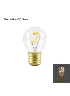 Charging Bulb LED Independent Light Source Usb Interface Portable Night Light Unicorn Love DIY Atmospheric High-end-Specifications:Moon With Stars-2200k Warm Yellow