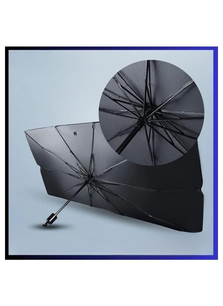 Gravity Foldable Car Windshield Sunshade Umbrella – UV-Blocking Reflective Cover for Cars, SUVs & Trucks, Protects Interior from Sun Damage & Heat, Easy Storage, Fits Most Windshields – Keeps Vehicle Cool - Image 4