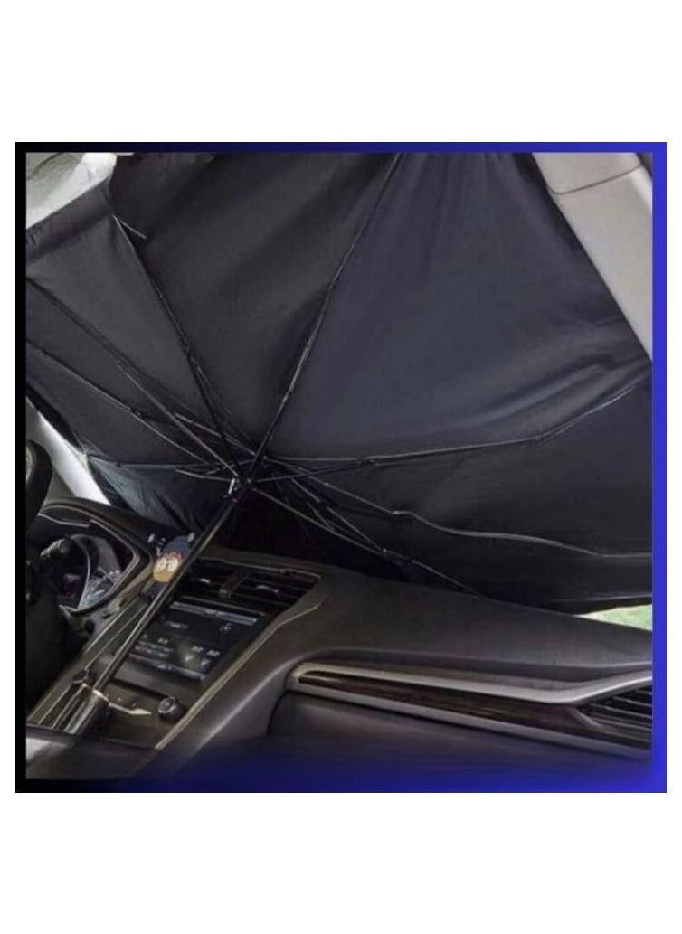 Gravity Foldable Car Windshield Sunshade Umbrella – UV-Blocking Reflective Cover for Cars, SUVs & Trucks, Protects Interior from Sun Damage & Heat, Easy Storage, Fits Most Windshields – Keeps Vehicle Cool - Image 5