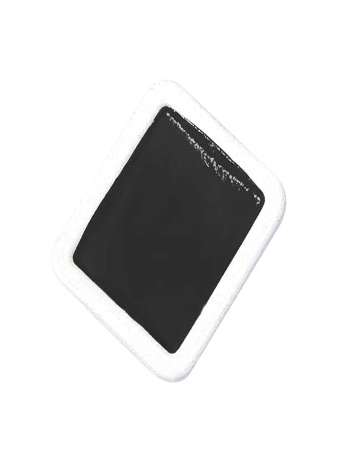 Prang Non-Toxic Semi-Moist Watercolor Paint Refill, Plastic Half Pan, Black, 12 Pans - Image 1