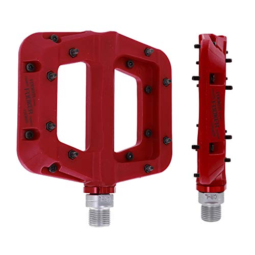 FOOKER MTB Pedals Mountain Bike Pedals 3 Bearing Non-Slip Lightweight Nylon Fiber Bicycle Platform Pedals for BMX MTB 9/16" - Image 3