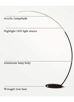 HOCC HOCC LED ARC Floor Lamp White for Modern Community , Nordic Style  - Image 5