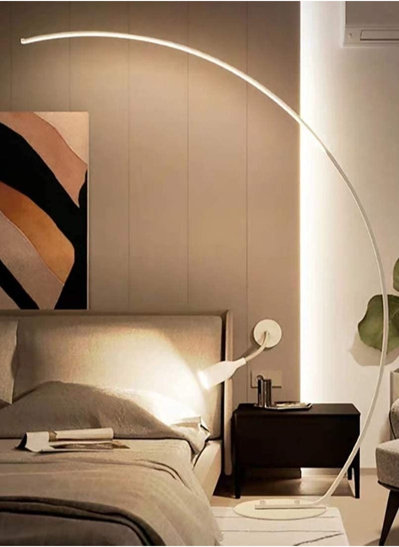 HOCC - HOCC LED ARC Floor Lamp White for Modern Community , Nordic Style - Image 1