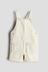اتش اند ام Denim dungaree shorts