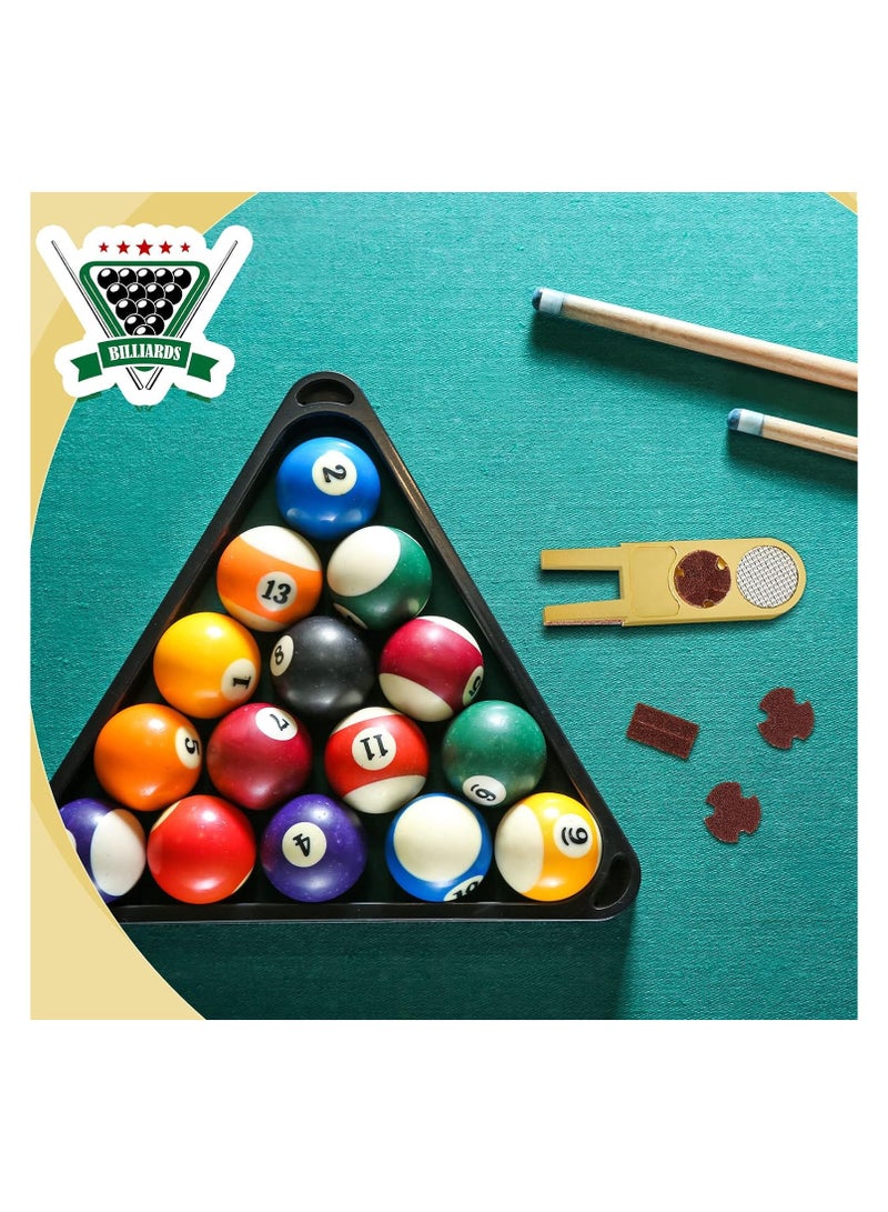 SYOSI 2 Pcs Billiards Pool Cue Tip Shaper Tool U Shaped Cue Tip Scuffer Burnisher Metal Cue Tip Sander Cue Stick Tool U Shaped Multi Functional Cue Tip Trimmers Tapper with Sandpaper - Image 4