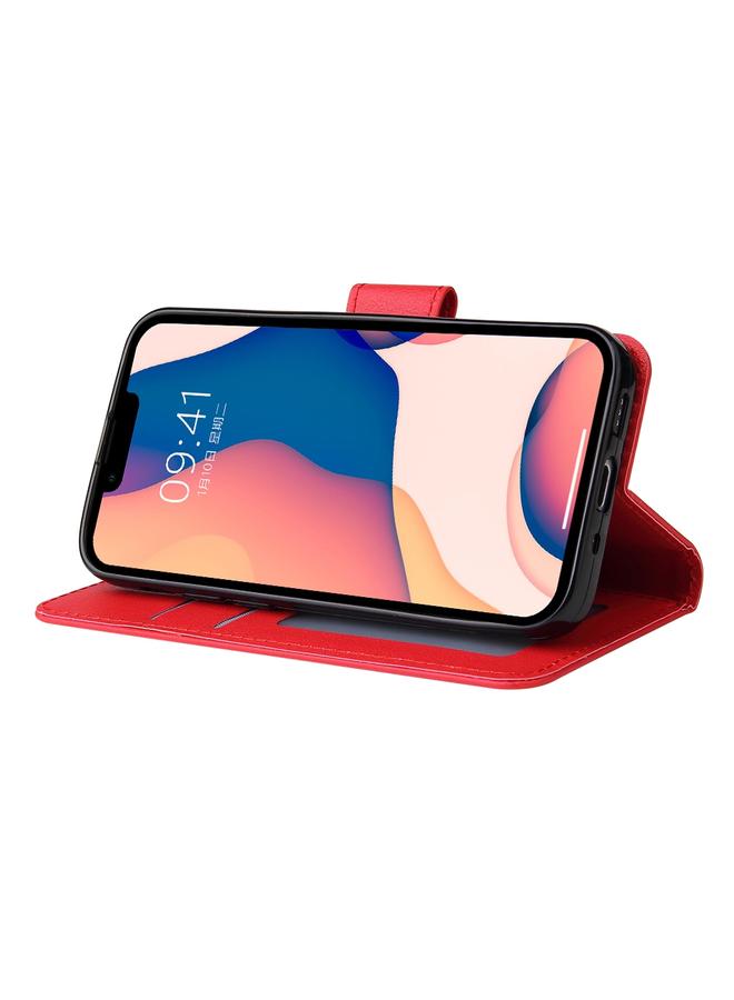 اس-توب جراب جلدي متعدد الوظائف قابل للطي أفقيًا لهاتف iPhone 14 Plus مع ثلاث فتحات للبطاقات - Image 5