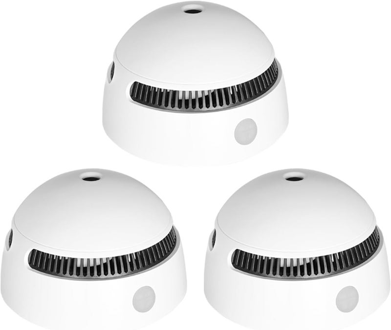 EUREKA SHIELD 10-Year Battery Smoke Detector for Home | 85dB Fire Alarm, Military-Grade Photoelectric Sensor Reduces 70% False Alarms | CE/UL Globally Certified | Easy Install (Adhesive/Screws) (3) - Image 1