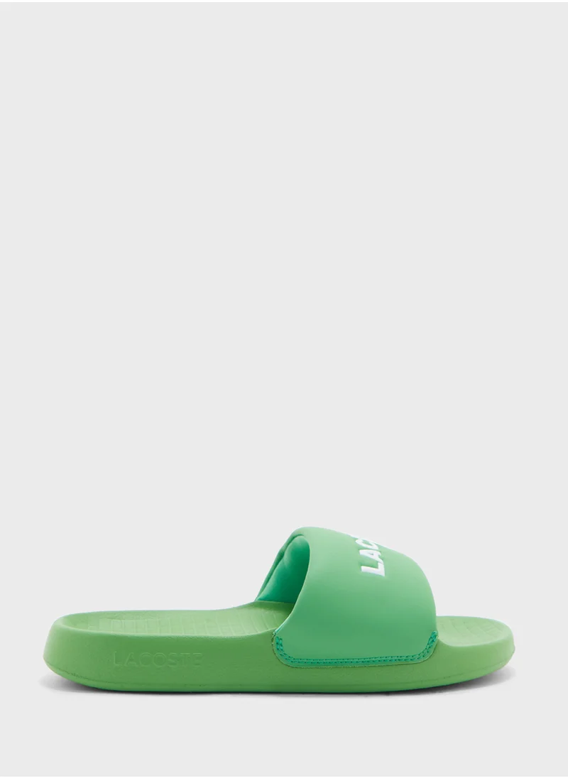 LACOSTE Single Strap Serve Slide