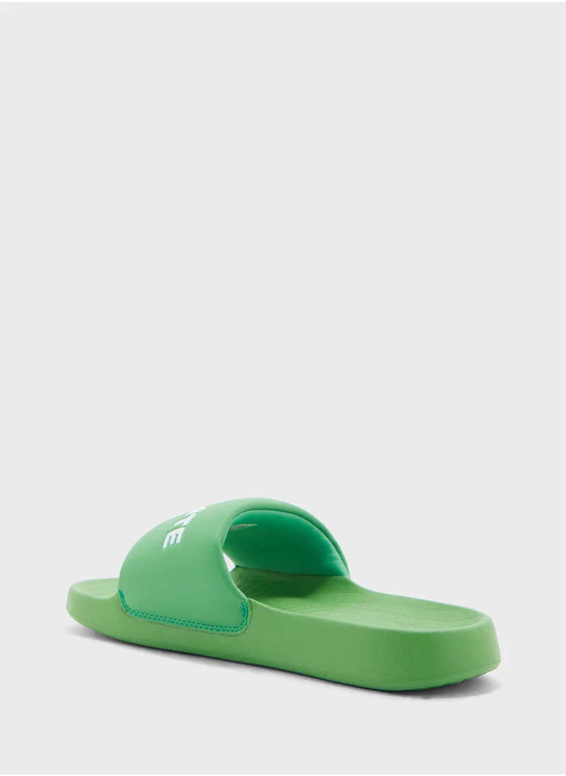 LACOSTE Single Strap Serve Slide