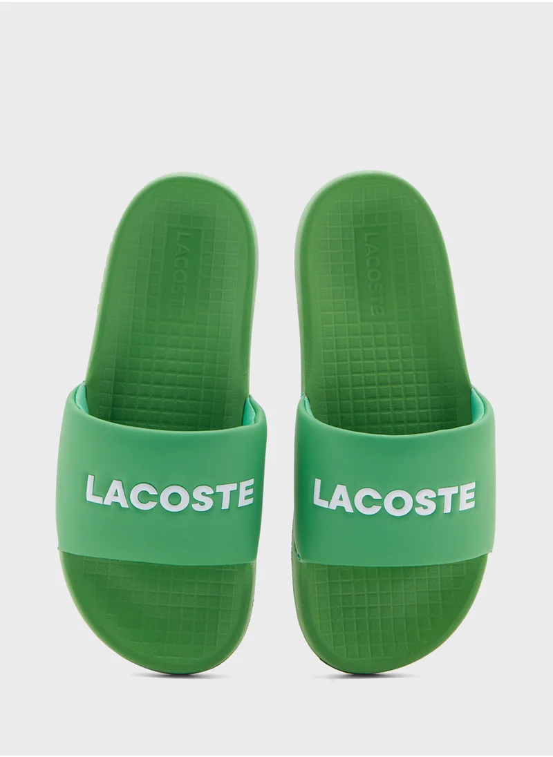 LACOSTE Single Strap Serve Slide