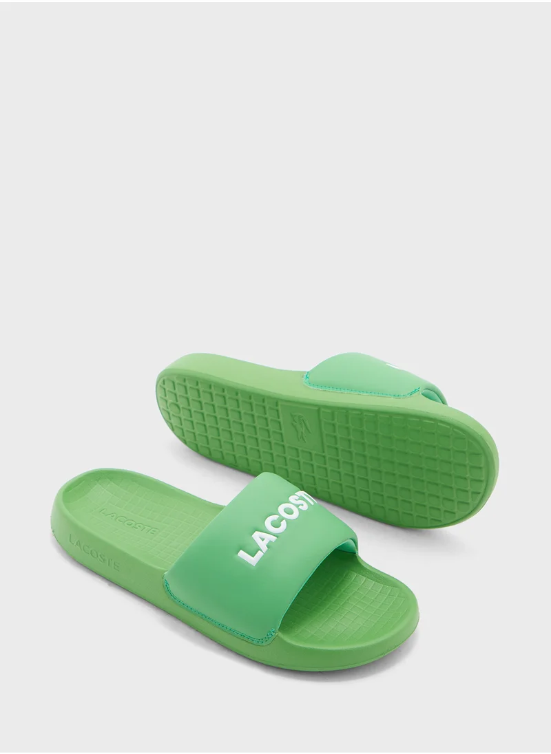 LACOSTE Single Strap Serve Slide