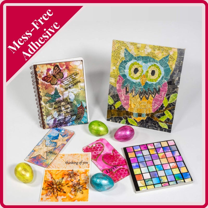 Grafix Artist-Tac 11 x 17”, Pack of 25 Permanent Micro Adhesive Dots are A Quick, Mess-Free Mounting Option for Arts, Crafts, Papercrafts, School Projects, Stationary, and More, 11" x 17", White - Image 4