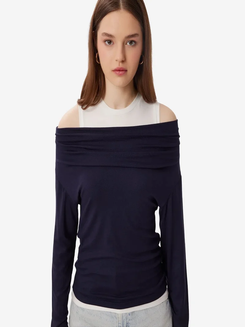 هابينس اسطنبول ISTANBUL Cotton Blend Blouse