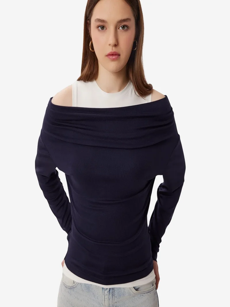 هابينس اسطنبول ISTANBUL Cotton Blend Blouse