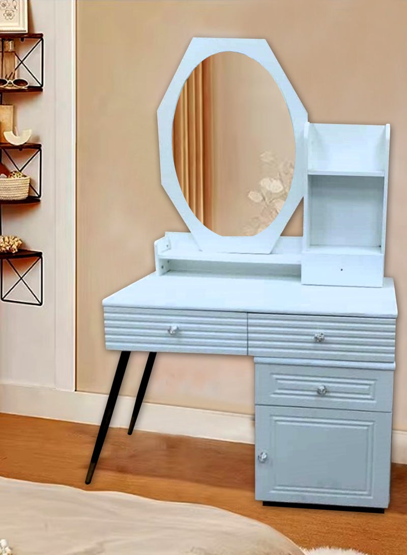 Generic Mirror Dressers Bedroom Vanity Dressing Table With Drawers  - Image 2