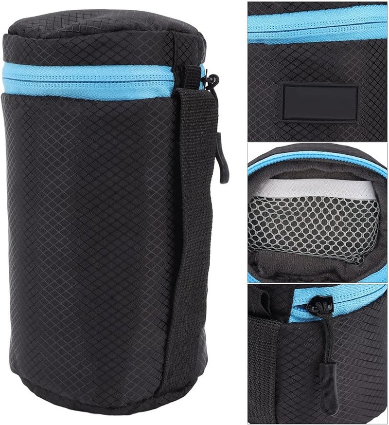 Neoprene Camera Lens Protective Pouch with Zipper Medium Size Case Bag - Image 2