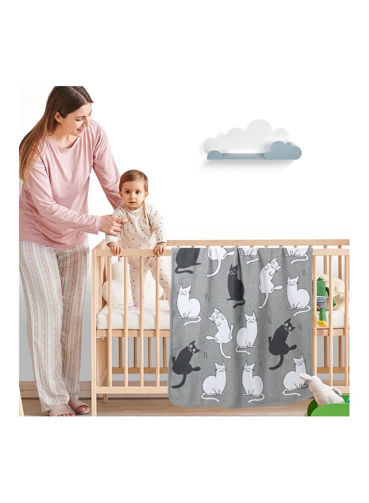 Nurtur Soft Baby Blankets for Boys And Girls Blankets Unisex for Baby 100% Combed Cotton Soft Lightweight Fleece for Bed Crib Stroller And Car Seat Official Product - Image 2