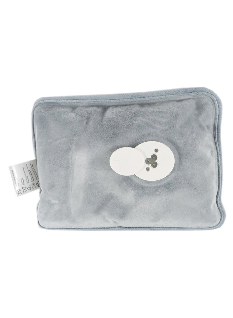 Biggdesign Curious Cat Electric Hot Water Bottle with Soft Cover Rechargable Hot Water Bag for Pain Relief  - Image 2