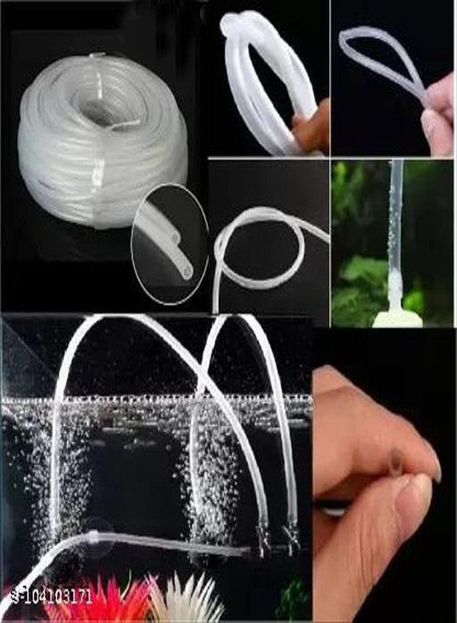 One Top Silicone Flexible 20 Meter Aquarium Air Tube - Transparent, Safe for Fish, Fresh & Salt Water - Image 4