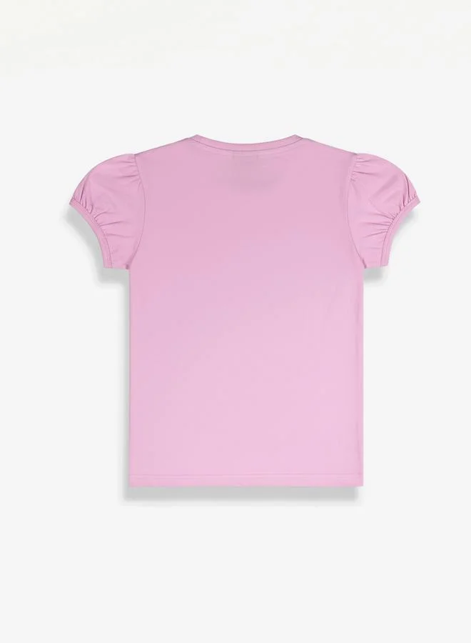 Tom And Jerry Graphic Print Round Neck Fashion T-shirt