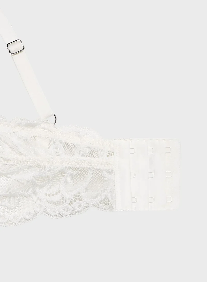Aerie Lace Detail T-Shirt Bra