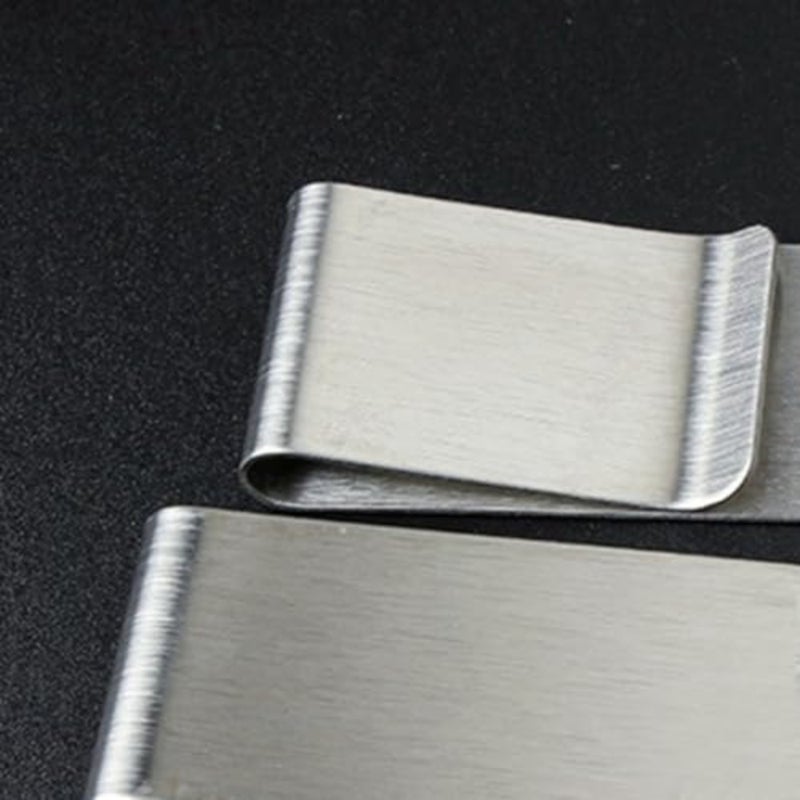 Money Clips Practical Vertical Cash and Card Holder 5 Pcs Stainless Steel for Men and Women Wallet Money Clip Fits Front Pocket for Bank and Home Use - Image 4