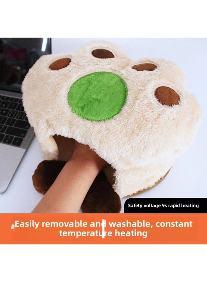 Winter Computer USB Heating Hand Warmer Heated Mouse Pad Cartoon Warm Mouse Pad Heated Hand Warmer Wrist Mouse-Color:Mouse - One Body [add An Extra Heating Piece] - Image 5