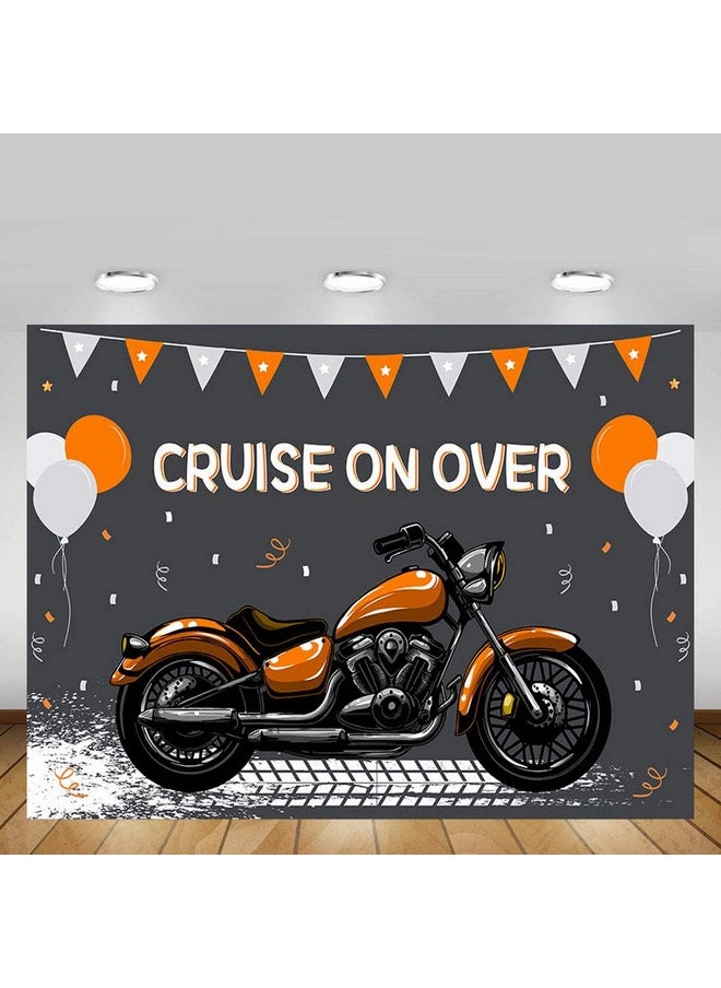 Motorcycle Boy Birthday Party Backdrop Props Boy Happy 1St Birthday Cruise On Over Ride Photography Orange Silver Balloons Background Photo Banner For Cake Table Supplies 7X5Ft - pzsku/Z6F7E6085E08AA67A8C7FZ/45/_/1706152574/76d5c006-9b3a-4589-a5ef-ad1a1a88b82d