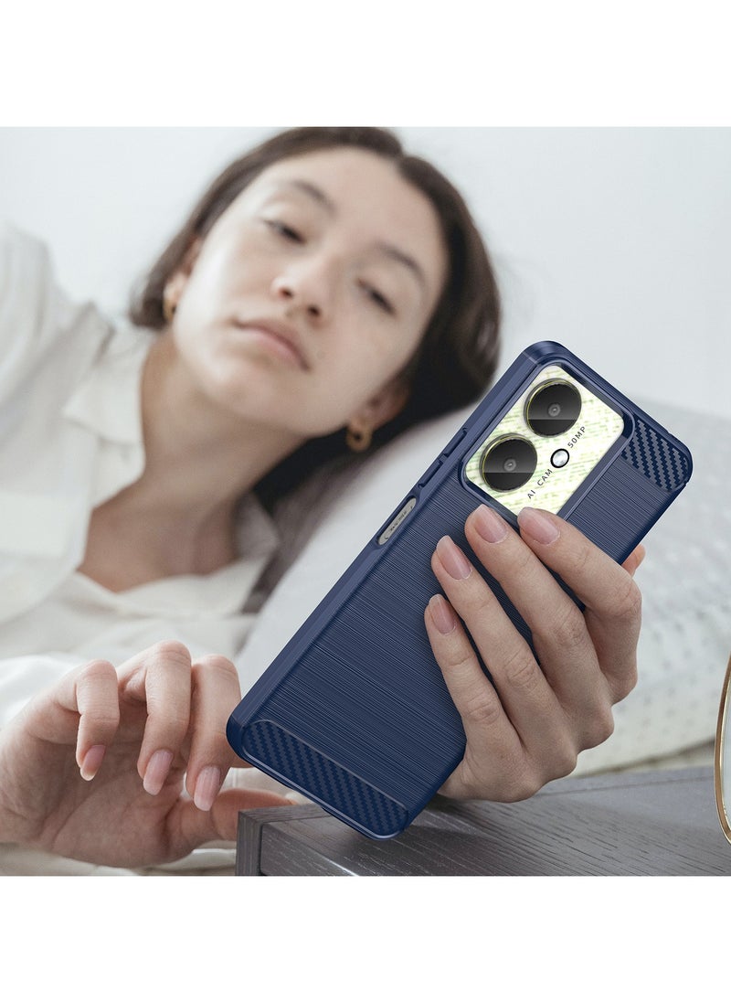 URBBKING - Shockproof Protection Phone Case for Redmi 13C 4G/Redmi 13C 5G/Poco M6 5G/Poco C65 4G Blue - Image 1