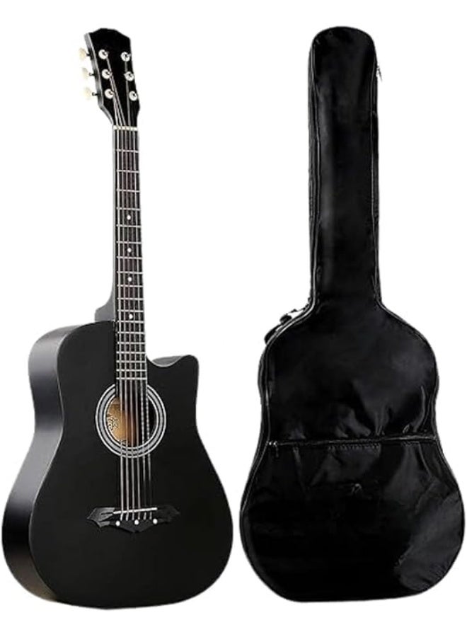 38 Black Guitar With Bag