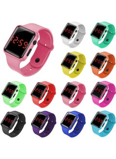 Generic Large digital stopwatch with time and date display for children and bar  - Image 2
