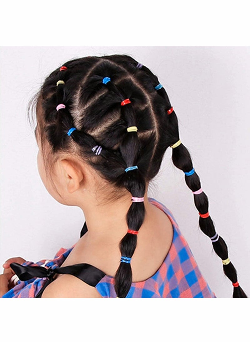 KASTWAVE 800 PCS Hair Tie Elastic Rubber Bands for Girls Kids Teens - Image 2