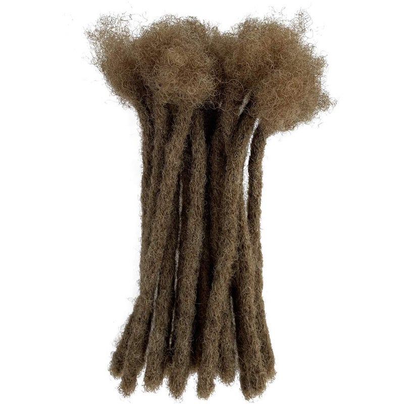 YONNA Human Hair Dreadlocks Extensions Handmade Locs Extensions Human Hair Medium Size 08cm Width032inchSold 60locs in a Bundle Honey Blonde 27 8inch